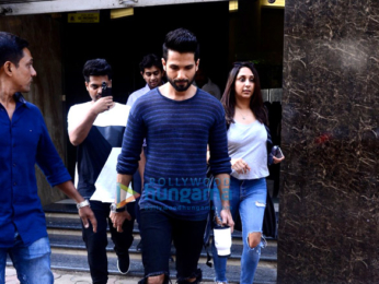 Shahid Kapoor and Zareen Khan snapped in Lower Parel