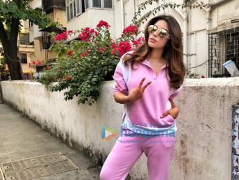 Shama Sikander snapped sporting a gym look
