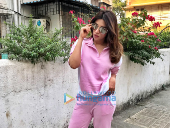 Shama Sikander snapped sporting a gym look