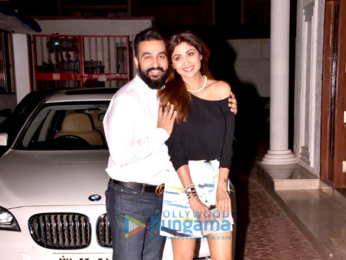 Shilpa Shetty and Raj Kundra snapped on their anniversary