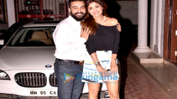 Shilpa Shetty and Raj Kundra snapped on their anniversary
