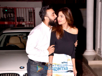 Shilpa Shetty and Raj Kundra snapped on their anniversary