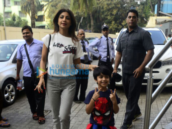 Shilpa Shetty spotted with son at PVR Juhu