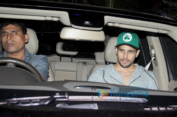 Sidharth Malhotra, Karan Johar and others snapped in Bandra Sidharth Malhotra, Karan Johar and others snapped in Bandra