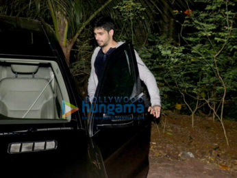 Sidharth Malhotra snapped post dance rehearsals
