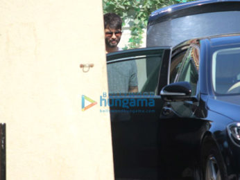 Sooraj Pancholi and Shahid Kapoor spotted at the gym