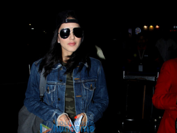 Sunny Leone, Neha Kakkar and Himansh Kohli spotted at the airport