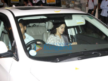 Sushant Singh Rajput and Sara Ali Khan snapped outside Abhishek kapoor's office