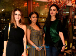 Sussanne Khan and Surily Goel and Kajal Fabiani snapped at a store