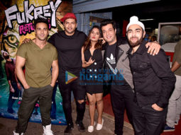 Team of Fukrey Returns snapped promoting the film at various location in Juhu