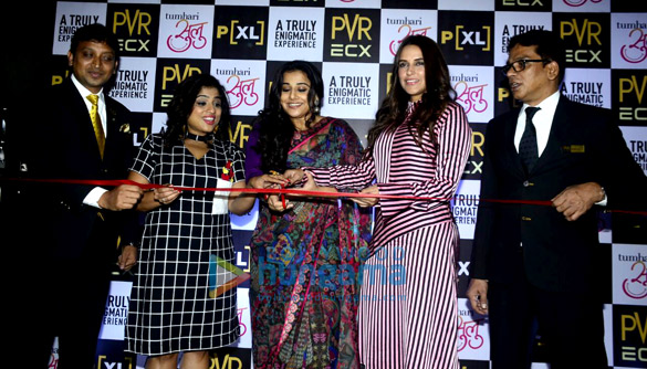 Vidya Balan, Neha Dhupia, RJ Mallishka launch PVR P [XL] at Kurla, Mumbai