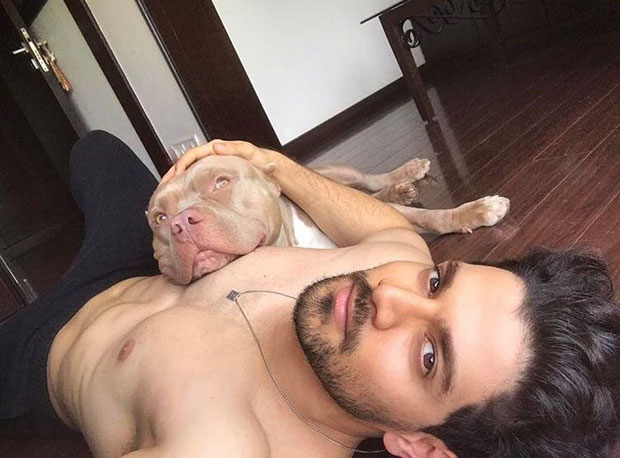 These pictures of Sooraj Pancholi cuddling with his dogs are adorable-1
