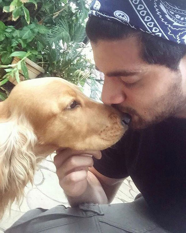 These pictures of Sooraj Pancholi cuddling with his dogs are adorable-5