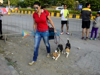 Tiger Shroff attends the 'Sai Celebration 1 Mile Petathon'