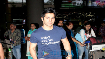 Varun Dhawan snapped at the airport