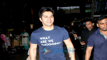 Varun Dhawan snapped at the airport