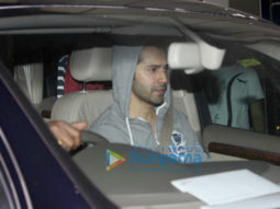 Varun Dhawan snapped outside his gym