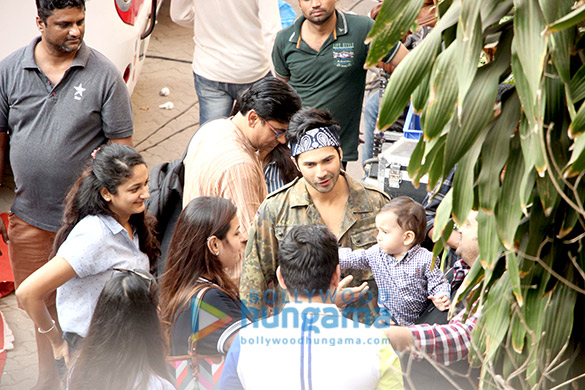 Varun Dhawan spotted at Mehboob studio in Bandra
