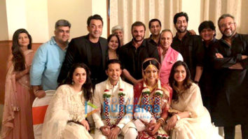 Vatsal Sheth and Ishita Dutta pose after their wedding
