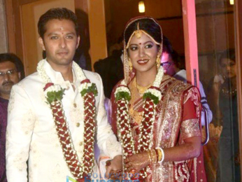 Vatsal Seth and Ishita Dutta pose after their wedding