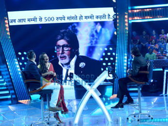 Vidya Balan and Yuvraj Singh on the sets of 'Kaun Banega Crorepati 9'