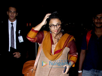 Vidya Balan snapped at the airport