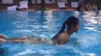 WATCH: Katrina Kaif trains in swimming pool; misses her swimming buddy Alia Bhatt