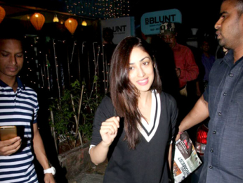 Yami Gautam and Karisma Kapoor spotted at B'blunt