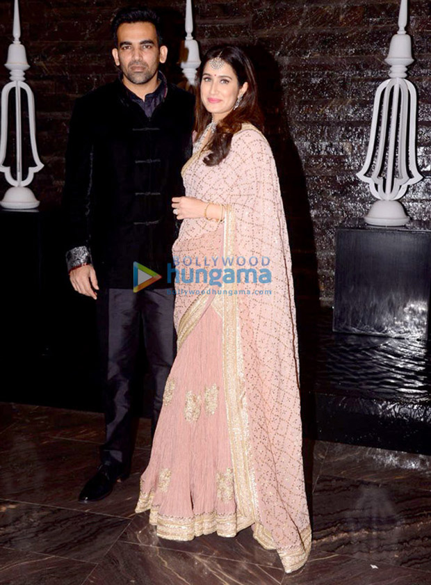 Zaheer Khan and Sagarika Ghatge organize a dinner bash post their marriage registration