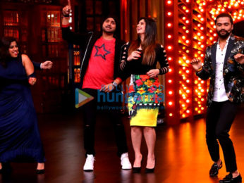 Zareen Khan snapped on the sets of Entertainment Ki Raat