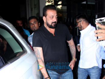 sanjay dutt spotted at ashutosh govarikar office done