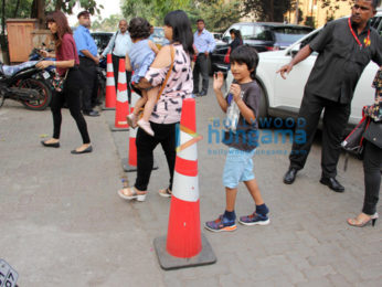 Emraan Hashmi son snapped with mom at Otters Club