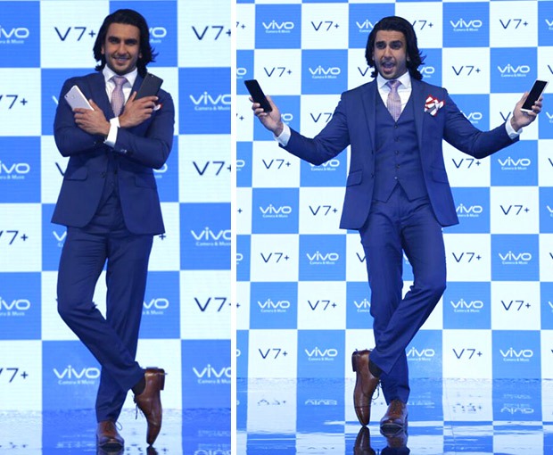 ranveersingh in our Bespoke 3 Piece Suit - A Hint Of Mint - at Abu