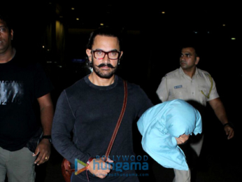 Aamir Khan arrived back from Bangkok