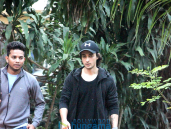 Aayush Sharma spotted at dance class in Bandra