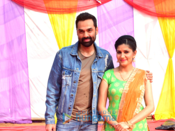 Abhay Deol and Sapna Chaudhary shoot for 'Nanu Ki Jaanu'