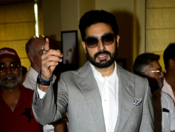 Abhishek Bachchan and Zaira Wasim attend a golf tournament