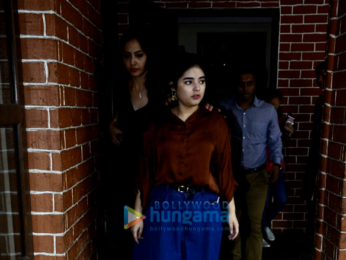 Abhishek Bachchan and Zaira Wasim attend a golf tournament
