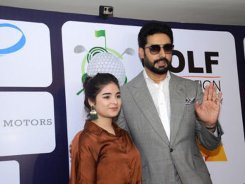 Abhishek Bachchan and Zaira Wasim attend the The Golf Foundation Pro-Am Championship 2017 Abhishek Bachchan and Zaira Wasim attend the The Golf Foundation Pro-Am Championship 2017