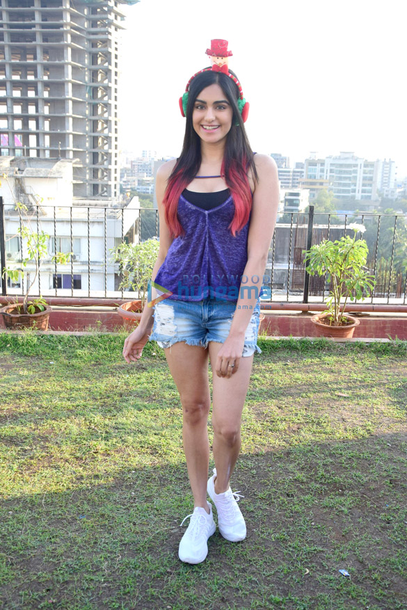 adah sharma does a special photoshoot for christmas 4