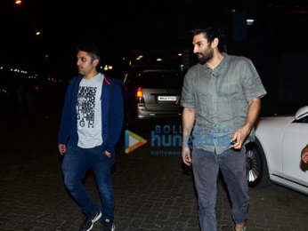 Aditya Roy Kapur, Mohit Suri and Siddharth Roy Kapur snapped in Mumbai