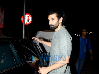 Aditya Roy Kapur, Mohit Suri and Siddharth Roy Kapur snapped in Mumbai