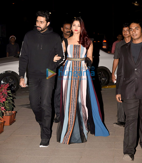 Aishwarya Rai Bachchan, Abhishek Bachchan and Ranbir Kapoor snapped at BKC