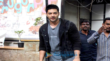 Ali Fazal snapped at a restaurant in Bandra