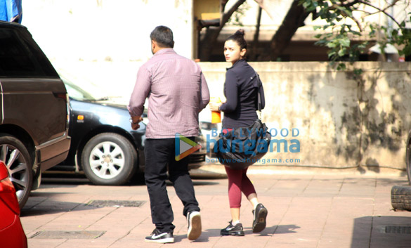 Alia Bhatt snapped at the gym Alia Bhatt snapped at the gym