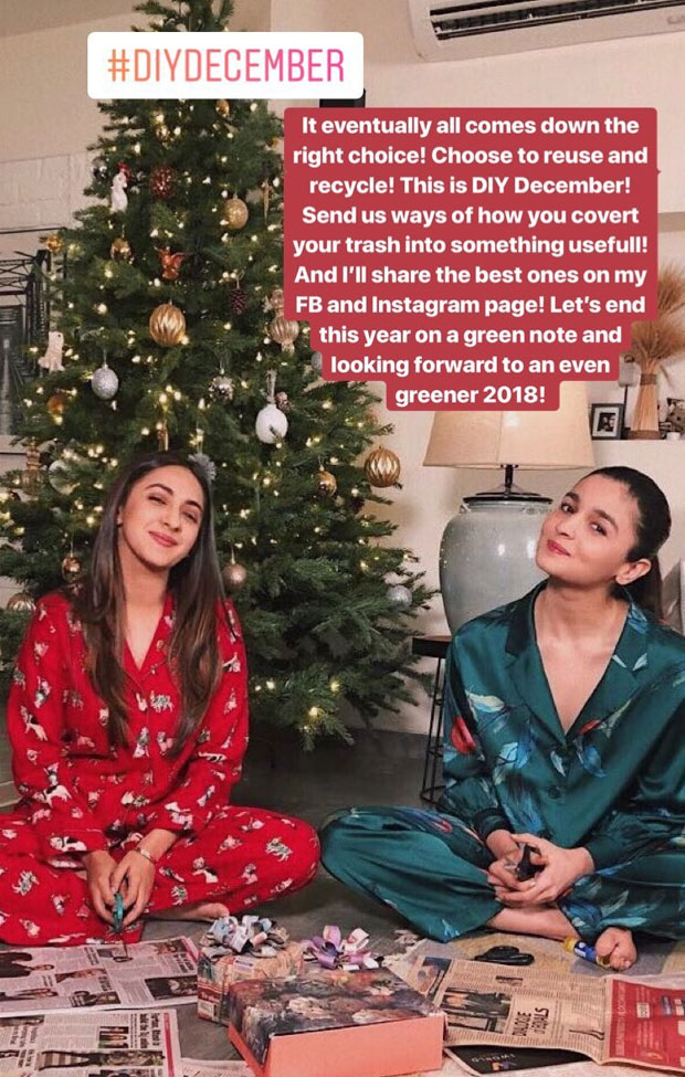 Alia Bhatt urges everyone to recycle and reuse this holiday season! -2