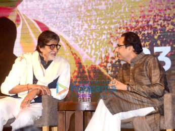 Amitabh Bachchan graces the launch of the film based on Balasaheb Thackeray