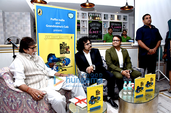 amitabh bachchan launches raja sens book the best baker in the world 6