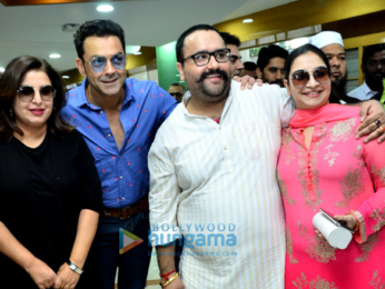 Arbaaz Khan, Sohail Khan, and Farah Khan grace the launch of the Heera Group of companies