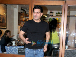 Arbaaz Khan spotted at Sequel Bistro & Juice Bar in Bandra